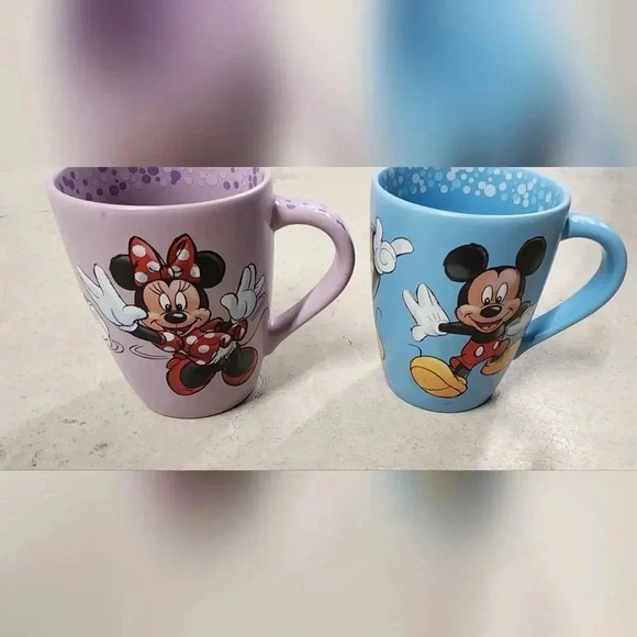 Mickey & Minnie large coffee mugs - Picture 1 of 14
